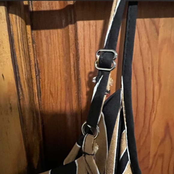 Size 2 Banana Republic zebra print cowl neck slip dress - Picture 6 of 6